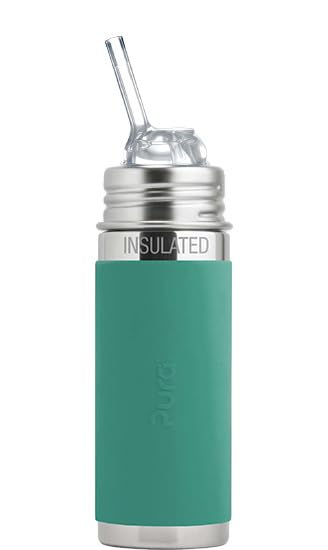 Biberón de Acero Inoxidable Aislado Pura Kiki de 9 oz / 260