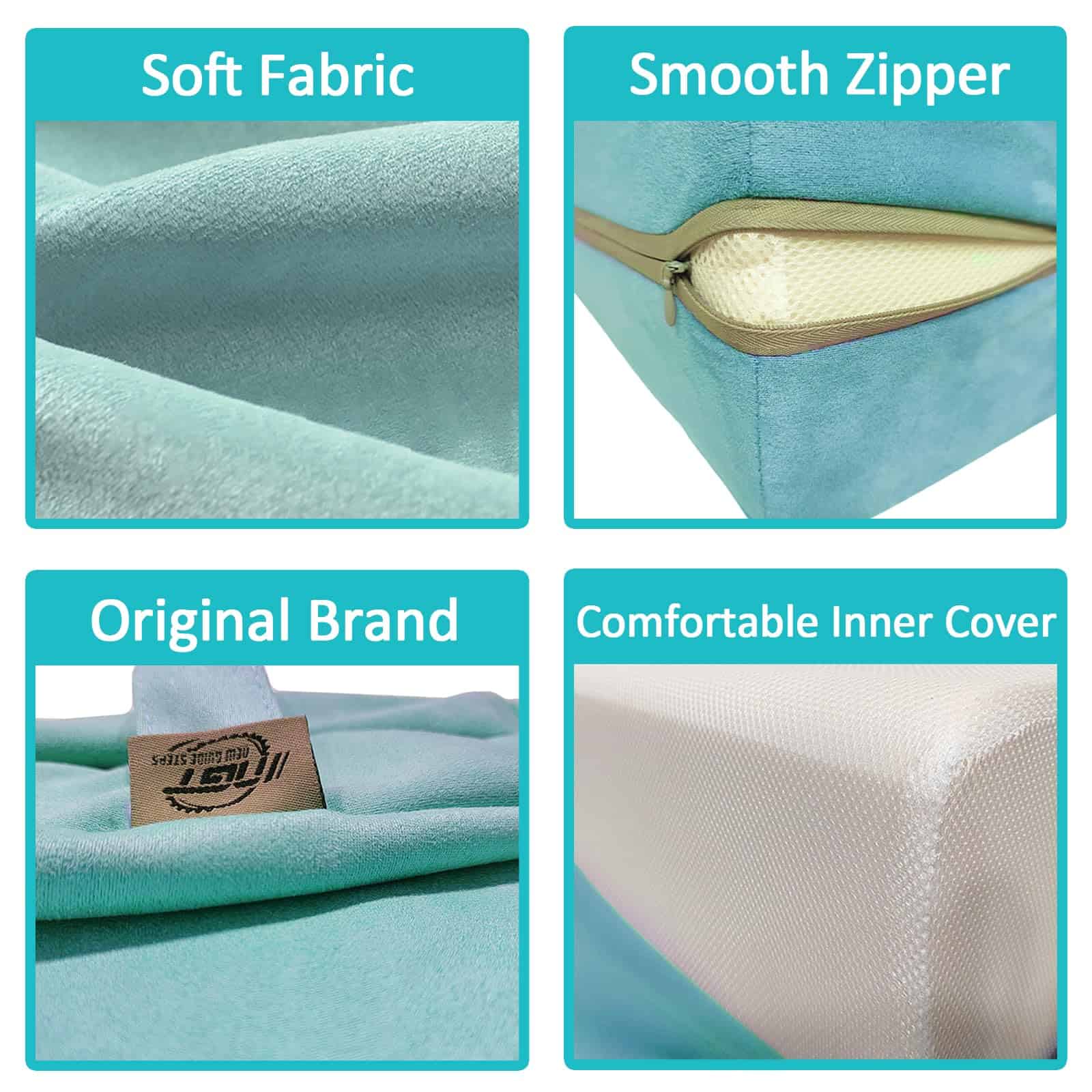 NGT nuevo paso guía Yoga Bolster Pillow para meditación y - Imagen 3