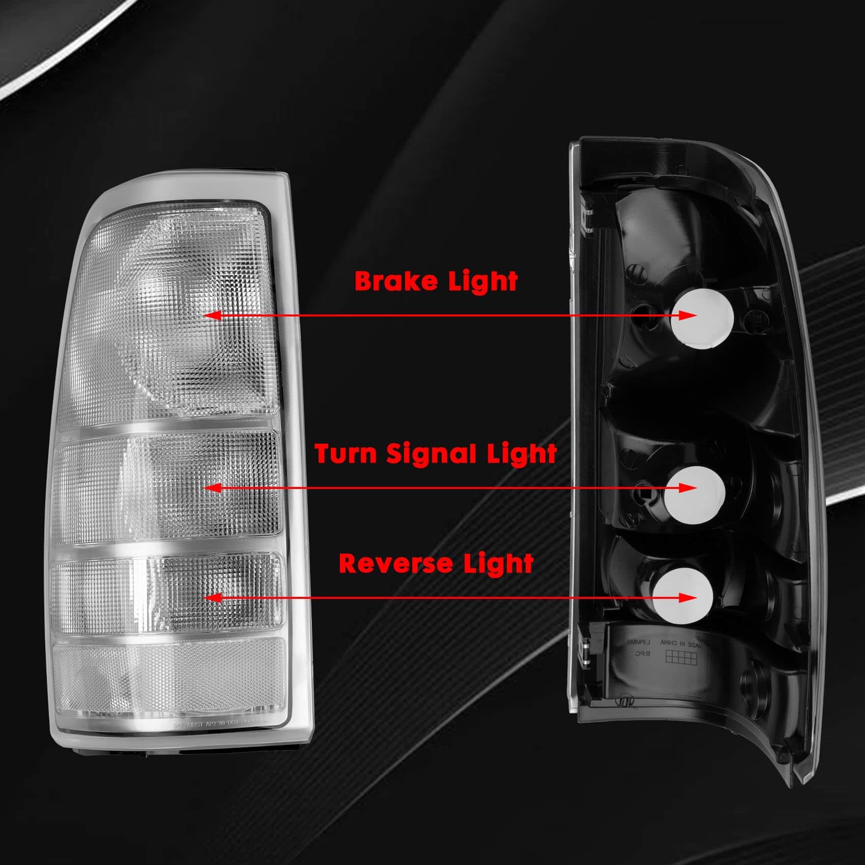 Conjunto de luces traseras Jiacheng compatible con GMC - Imagen 6