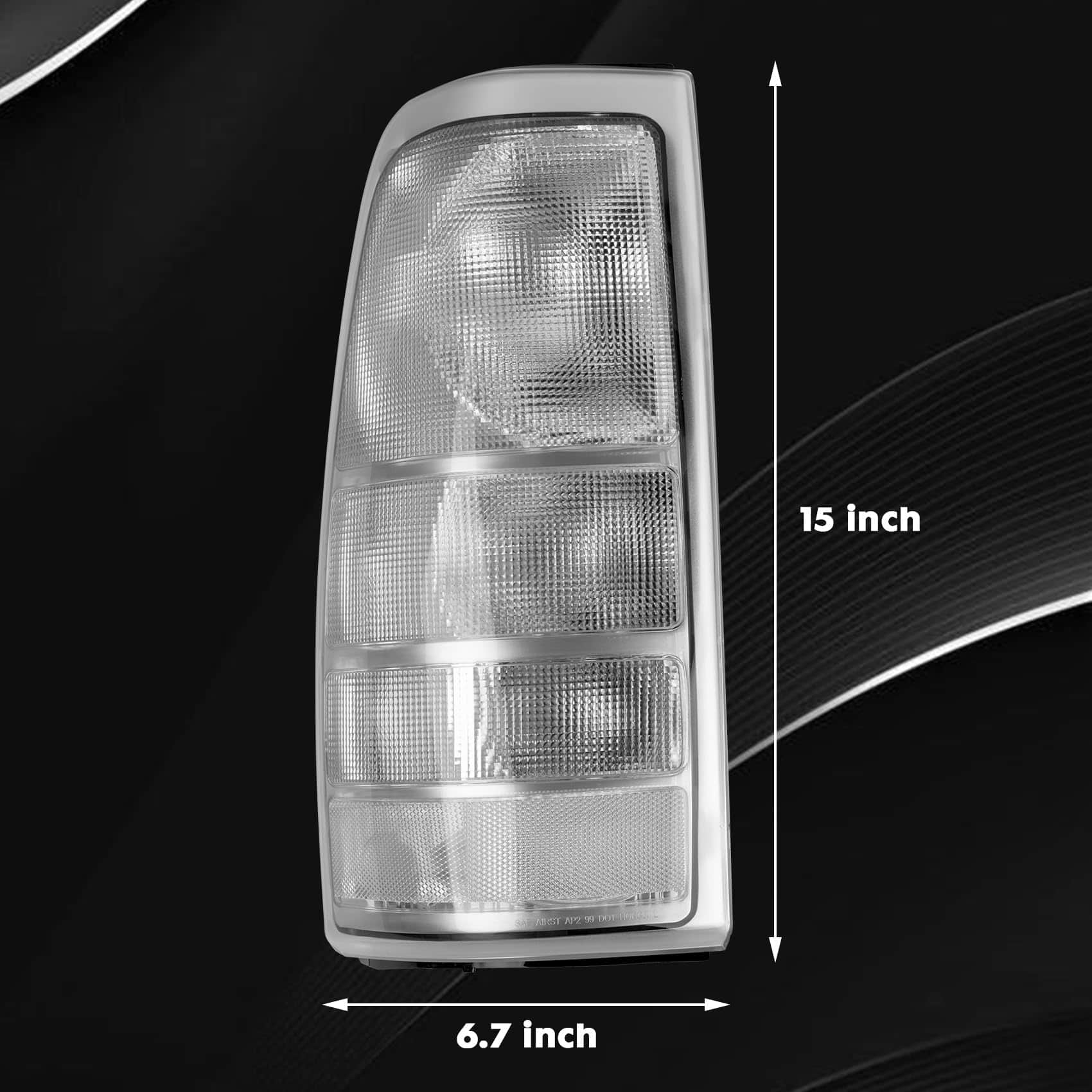 Conjunto de luces traseras Jiacheng compatible con GMC - Imagen 8