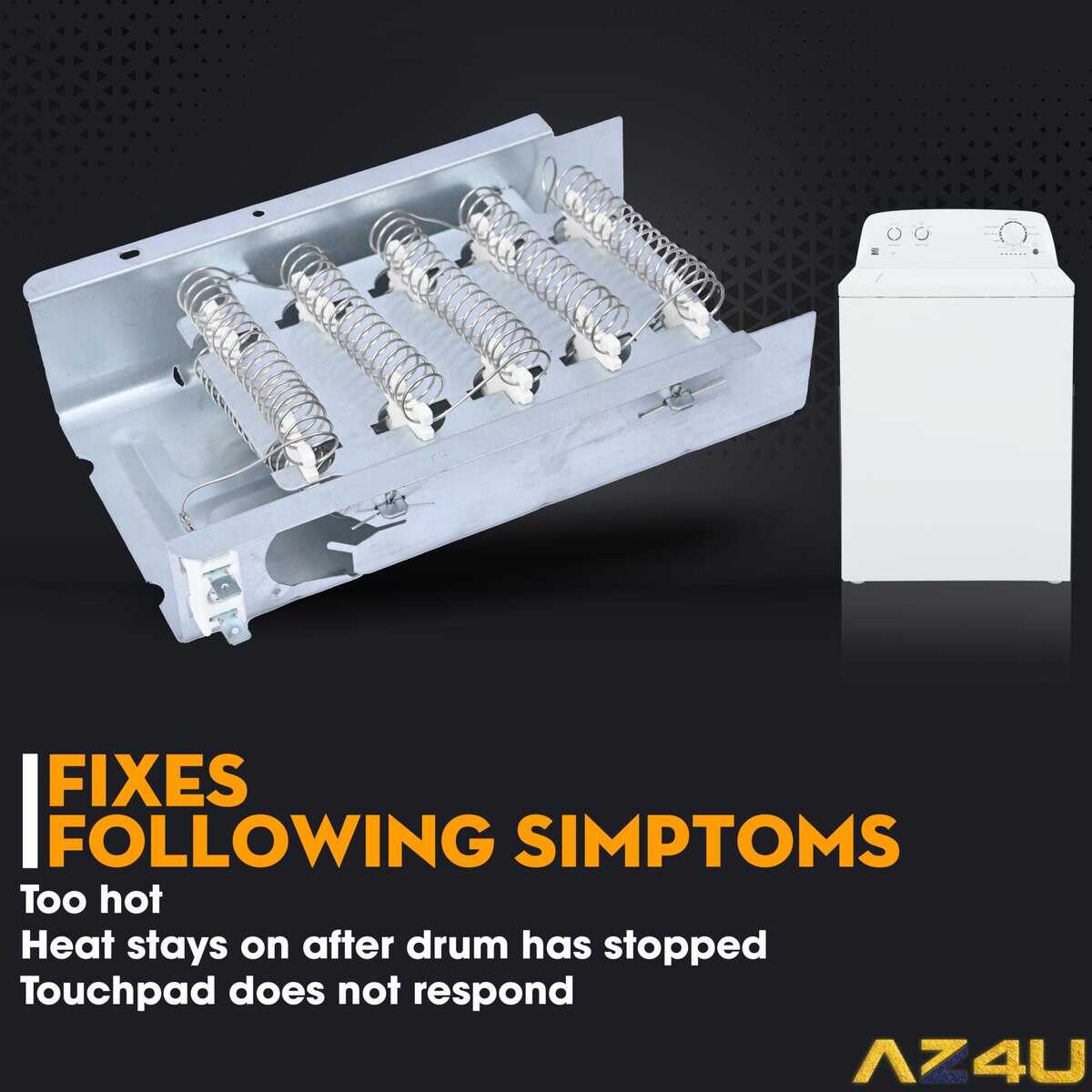 Elemento Calefactor de Secadora para Whirlpool LER5620KQ1 - Imagen 5