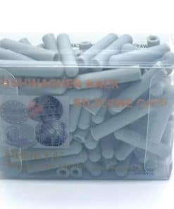 100 tapas de silicona para lavavajillas, tamaño universal,