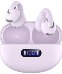 Audífonos inalámbricos Jzones Open Ear Clip -Morado