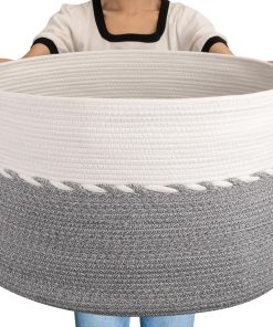Canasto extra grande para mantas OIAHOMY 125L, 25" x 16",