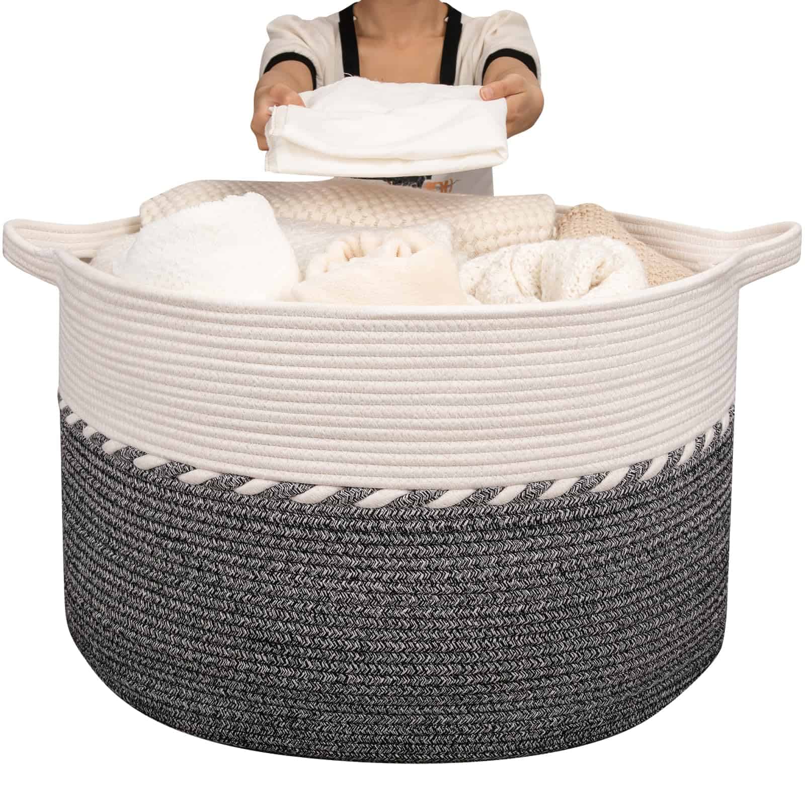 Canasta Extra Grande para Mantas de 125L, 25" x 16", - Imagen 9