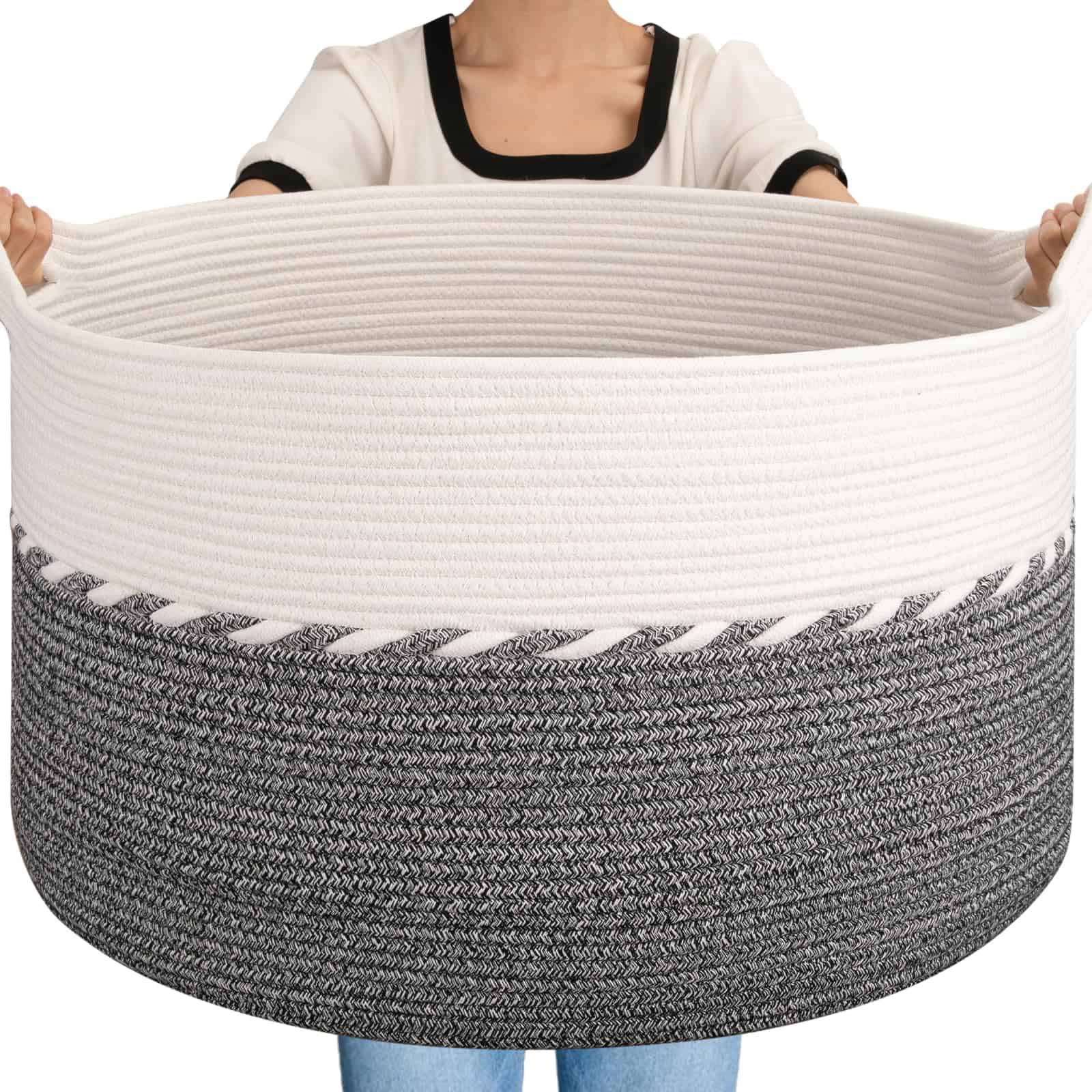 Canasta Extra Grande para Mantas de 125L, 25" x 16",