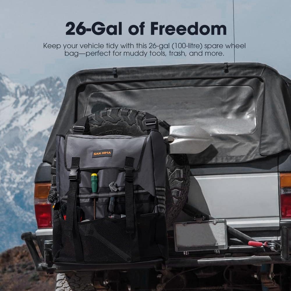 Bolsa de basura para neumático de repuesto SanHima de 26 - Imagen 3