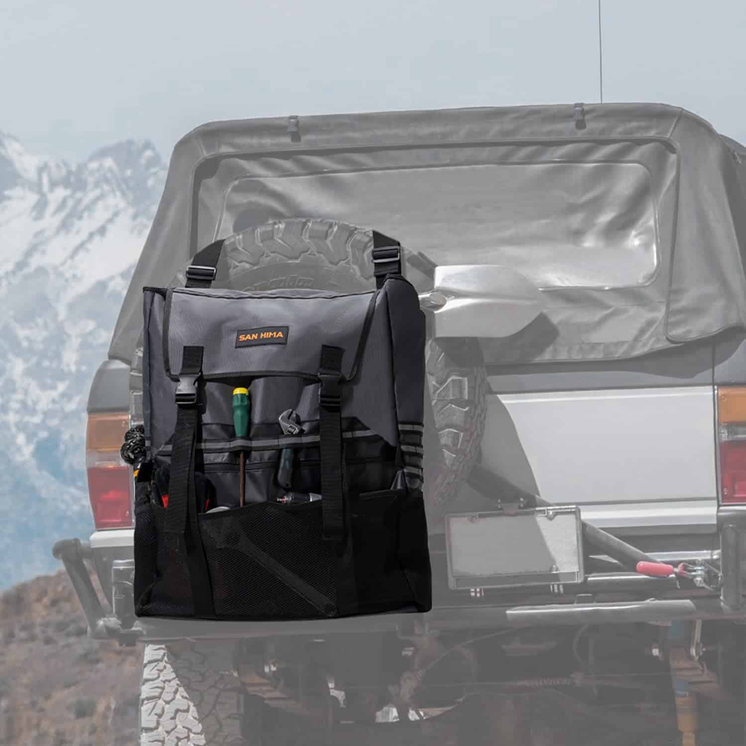 Bolsa de basura para neumático de repuesto SanHima de 26