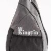 Bolso de Pickleball Kingpin Gris/Negro, Compacto, de Nylon