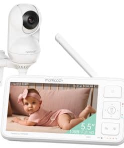 Monitor de bebé de video Momcozy con cámara, monitor de