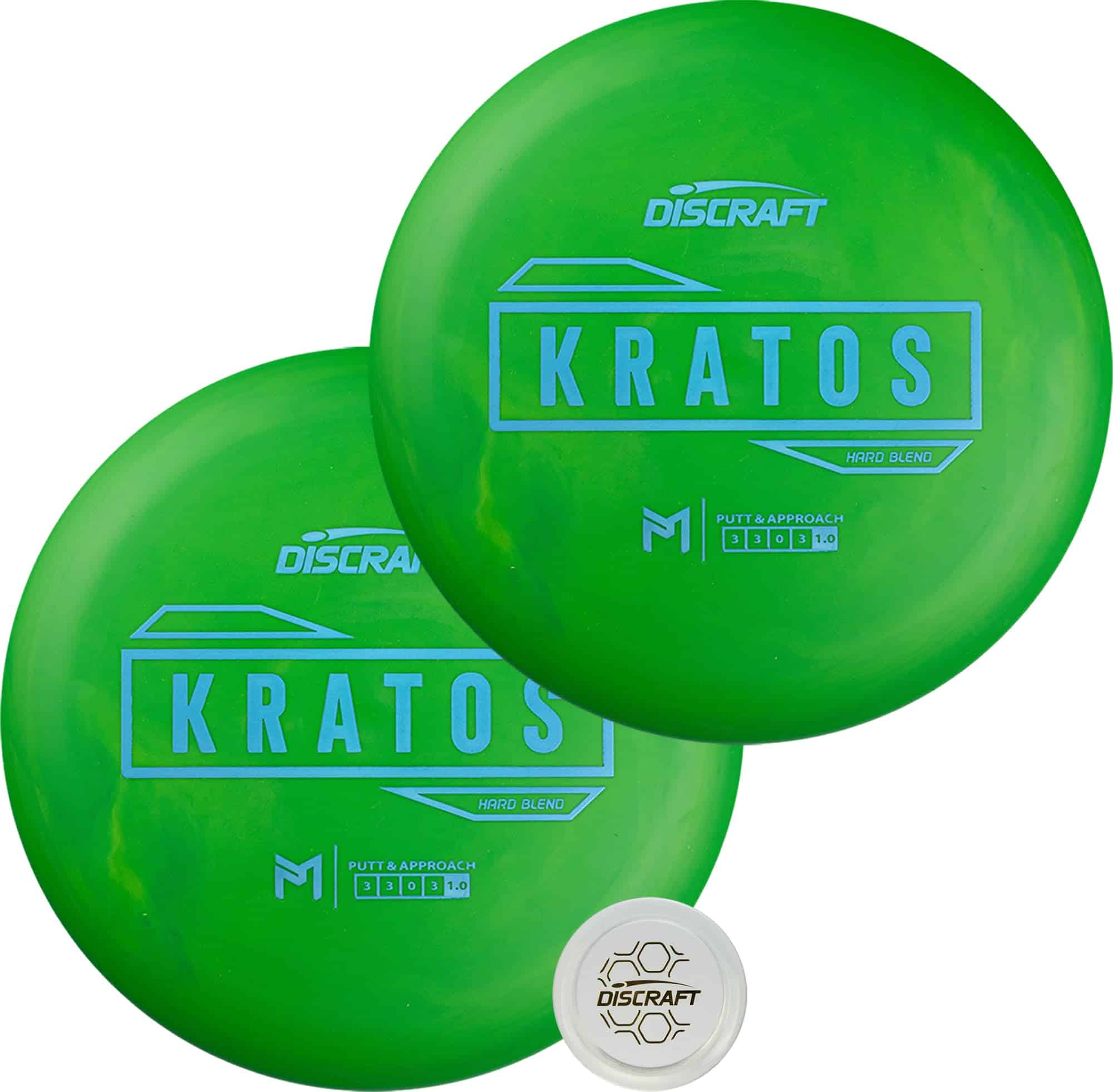 Paquete de 2 Discraft Hard Kratos - Discos de putt y