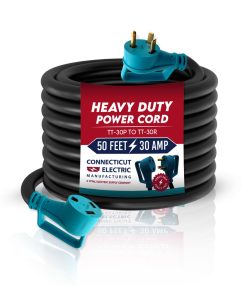 Cable de Extensión de RV/EV de 30 Amperios y 50 Pies para