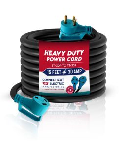 Cable de extensión para RV/EV de 30 amperios de Connecticut