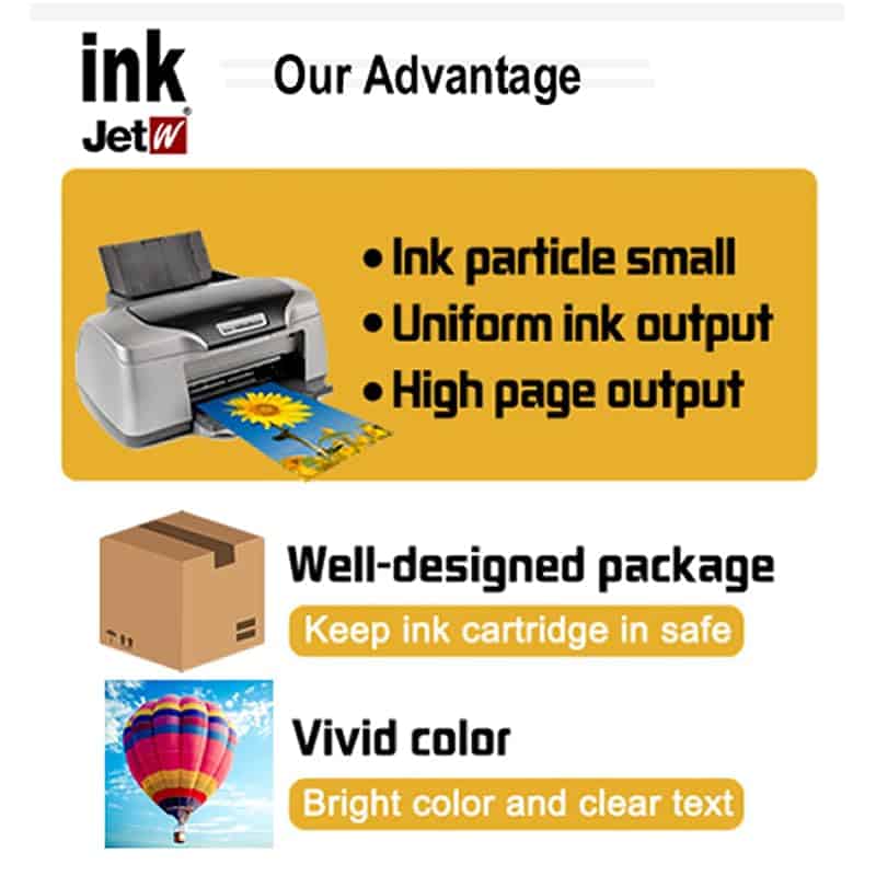 JETW 502 Tinta de Recarga de Gran Capacidad 6 x 100ml - Imagen 5