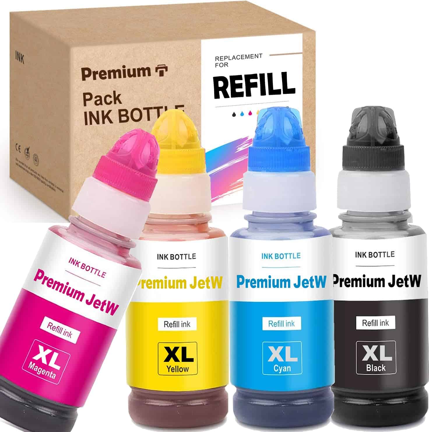 JETW 502 Tinta de Recarga de Gran Capacidad 6 x 100ml - Imagen 4