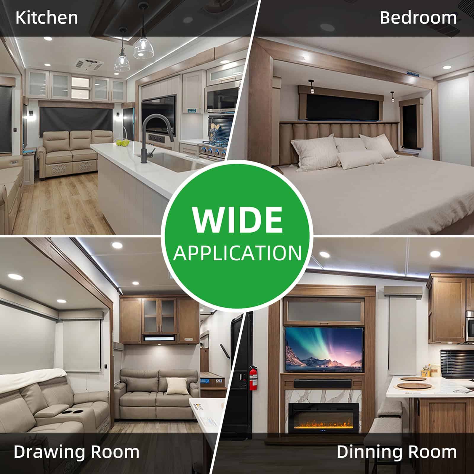 ULITECO Luces RV, Luz Interior Del Techo del RV LED 12V, - Imagen 8