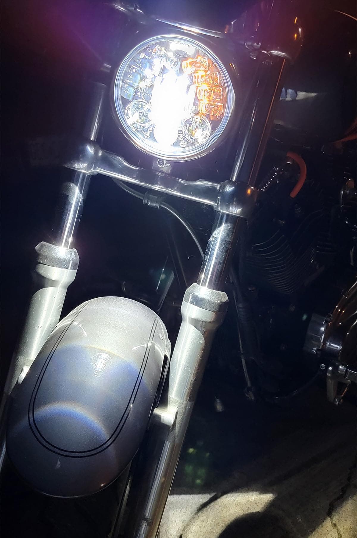SINLIRU Faro de Motocicleta Led de 5.75 pulgadas con DRL - Imagen 10