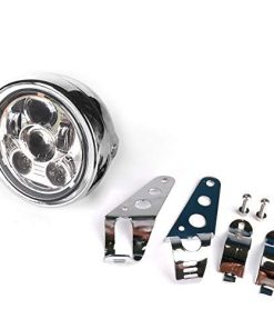 SINLIRU Faro Led de 5.75 pulgadas con Cubierta Cromada de