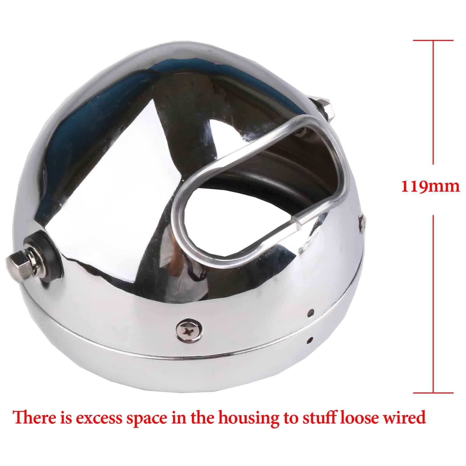 SINLIRU Faro Led de 5.75 pulgadas con Cubierta Cromada de - Imagen 10