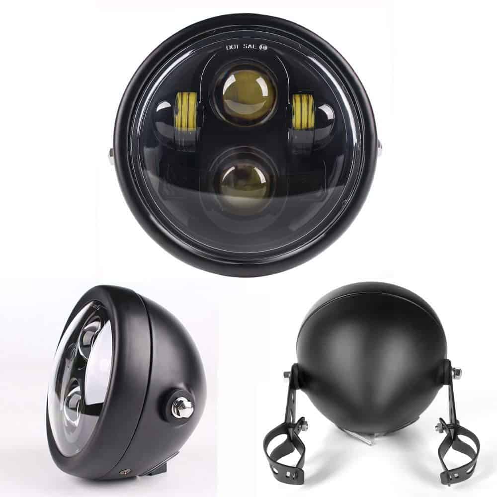 SINLIRU 5.75 pulgadas Faro LED con Cubo de Carcasa de Faro - Imagen 4