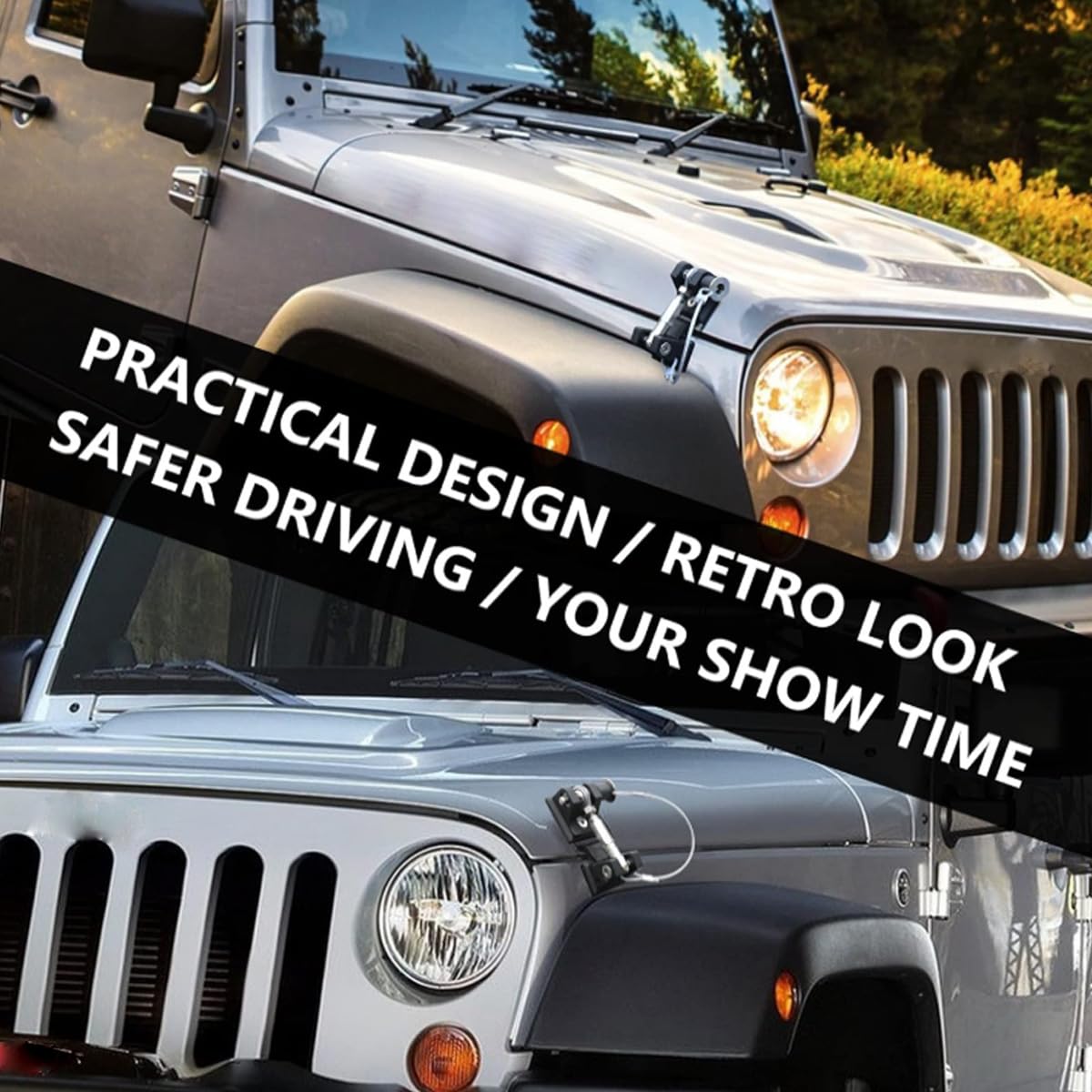 Seguros de Tapa del Motor con Llave para Wrangler JK - Imagen 7