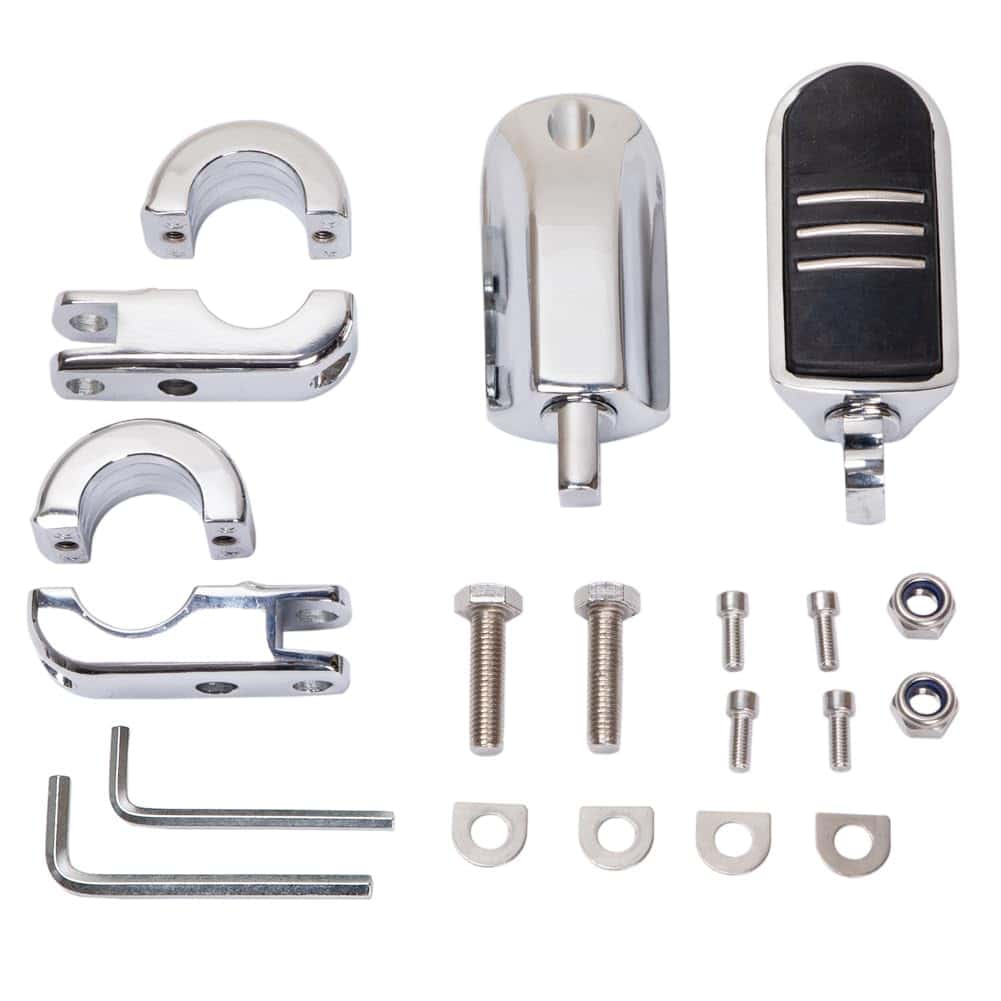 HY-SPEED 1-1/4" Pedales de Carretera para Motocicleta con - Imagen 7