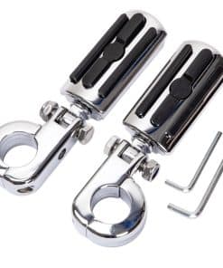 HY-SPEED 1-1/4" Reposapiés de Motocicleta Para Defensa del