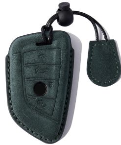 Funda de Llave Inteligente de Cuero Genuino de Ante CGZOWYU