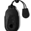 Estuche de llave inteligente de piel -Negro