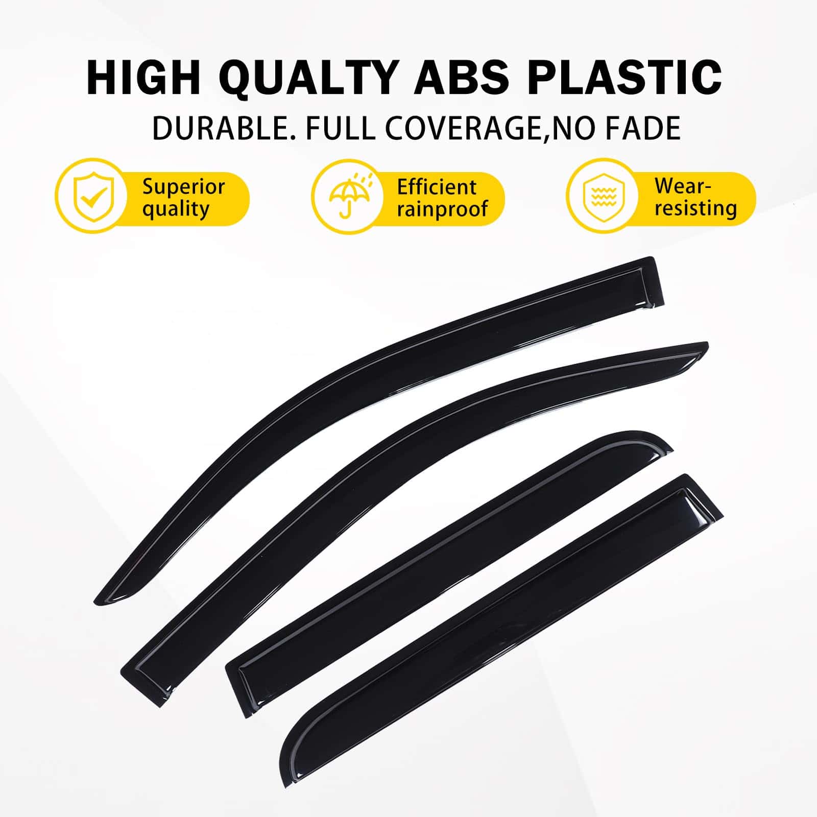 LLKUANG Visera de ventana lateral compatible con Toyota - Imagen 5