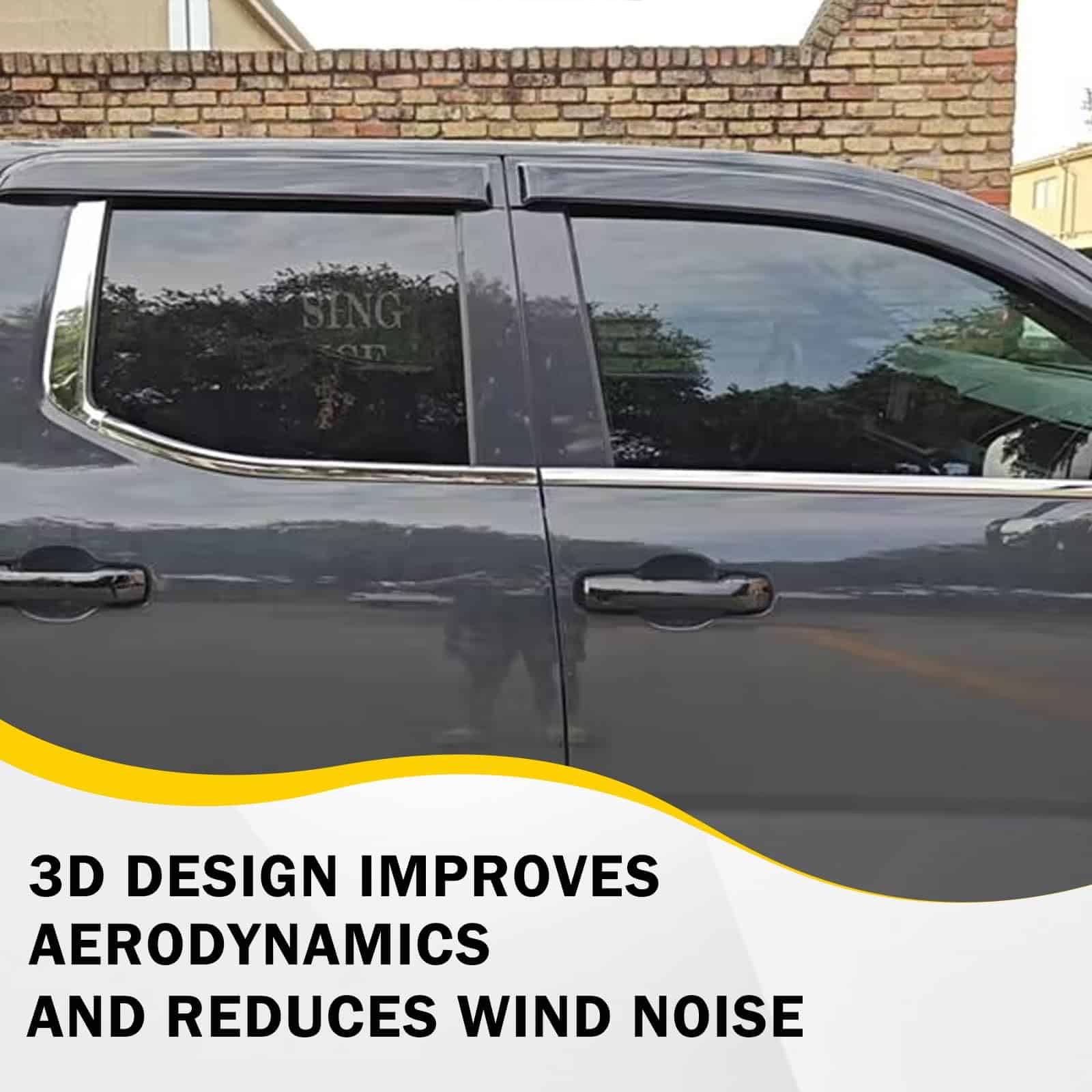 LLKUANG Visera de ventana lateral compatible con Toyota - Imagen 6