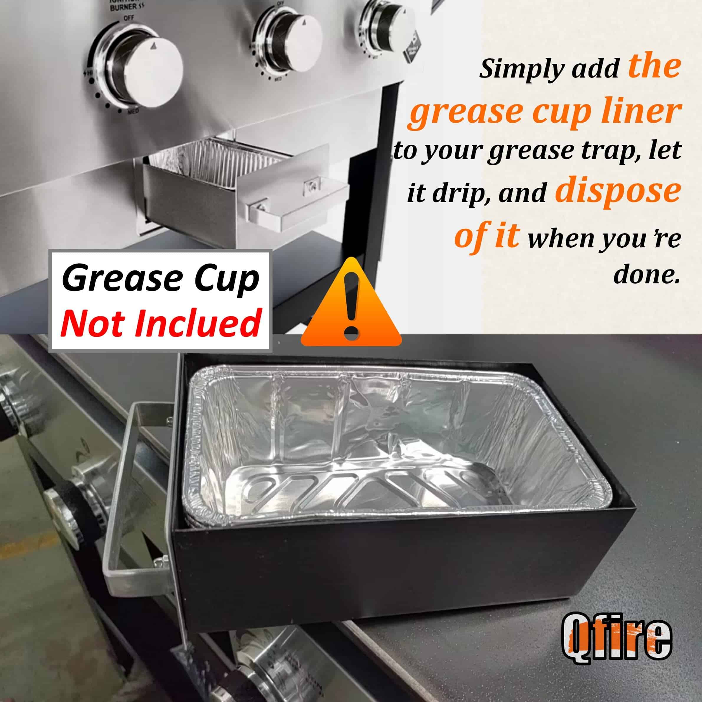 Qfire Bandejas de revestimiento para bandejas de goteo para - Imagen 6