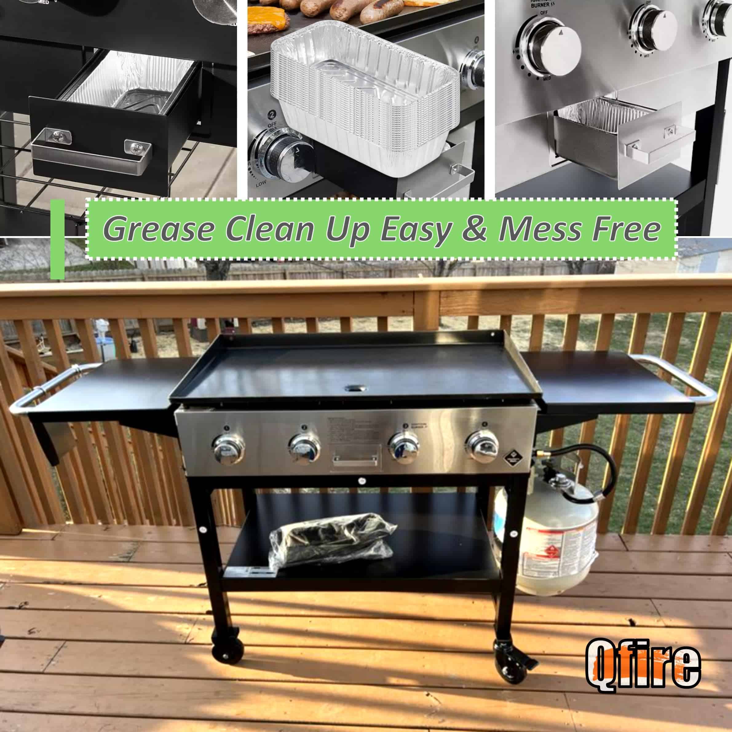 Qfire Bandejas de revestimiento para bandejas de goteo para - Imagen 5