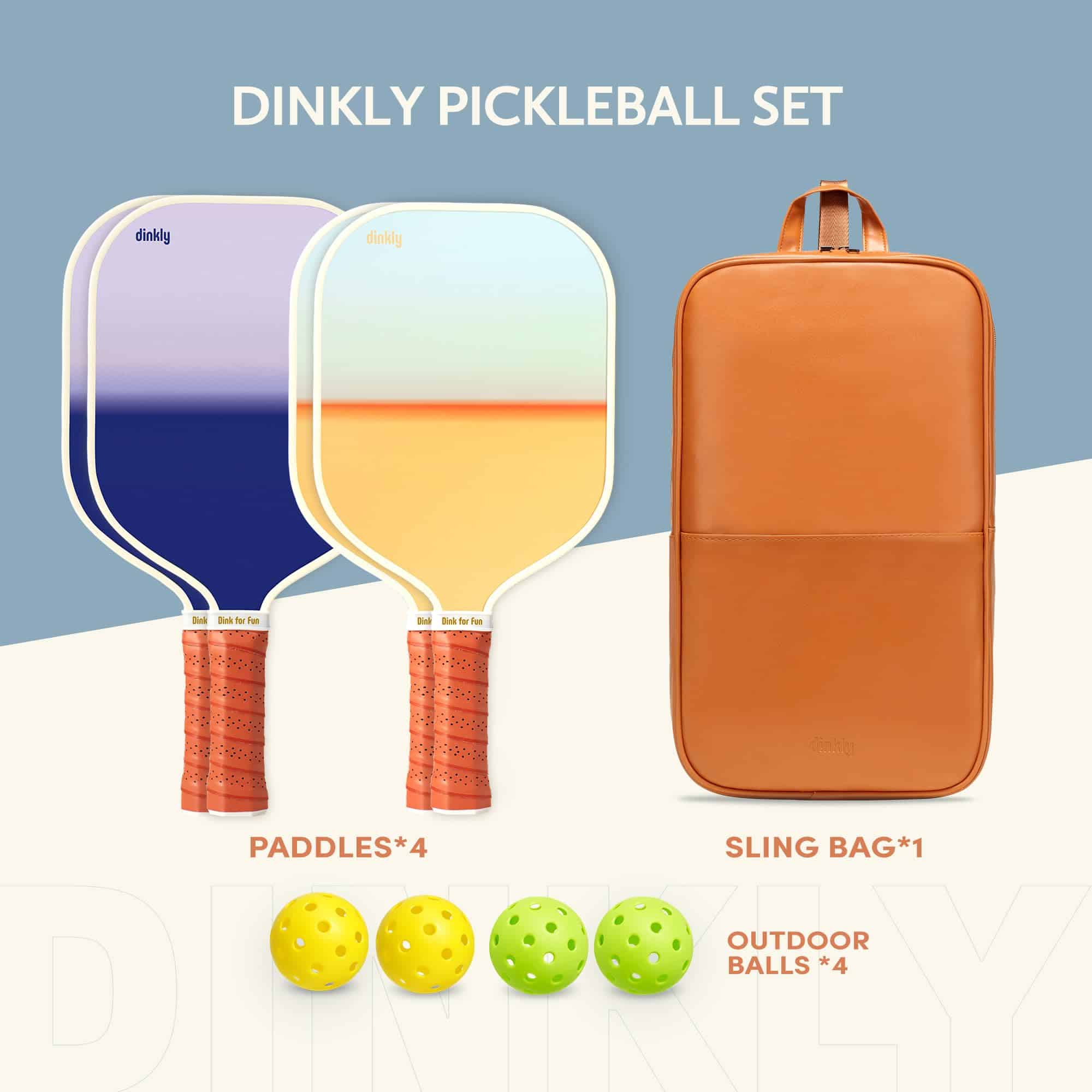 Set de 4 Palas de Pickleball - Raqueta Ligera de Grafito - Imagen 7