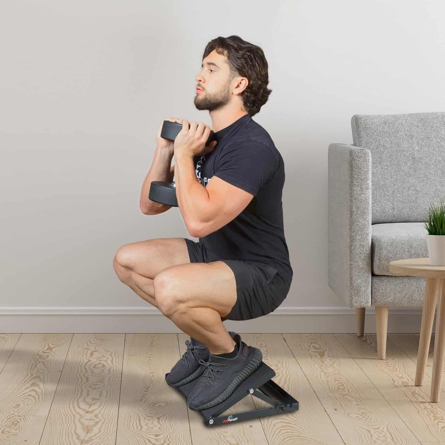 Tablero de Inclinación Ajustable para Sentadillas Amstaff - Imagen 3