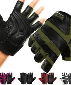 Guantes de levantamiento de pesas WYOX -Verde Militar