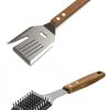 Set de Espátula y Cepillo para Barbacoa SylviaQian,