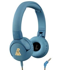 Audífonos con cable POGS para niños | The -Azul