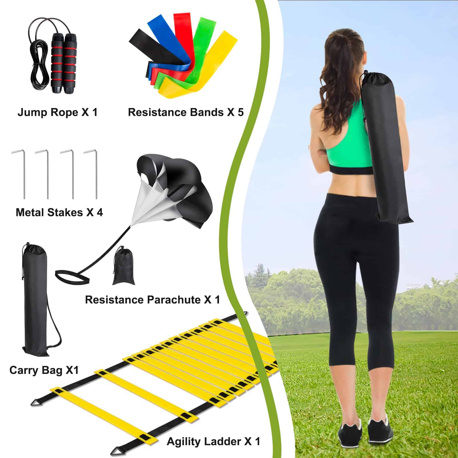 Set de Equipos de Entrenamiento de Fútbol MIVERYEA, - Imagen 3