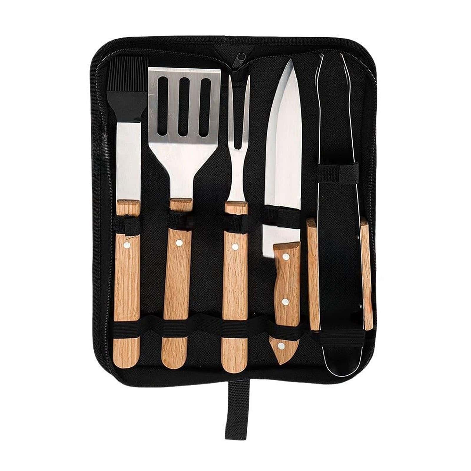 Set de Herramientas para Parrilla SylviaQian de Acero
