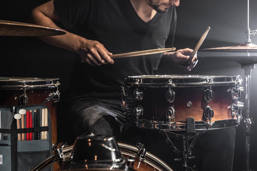 Bolsa de Baquetas SNIGJAT con Correa de Hombro Cruzada, - Imagen 8