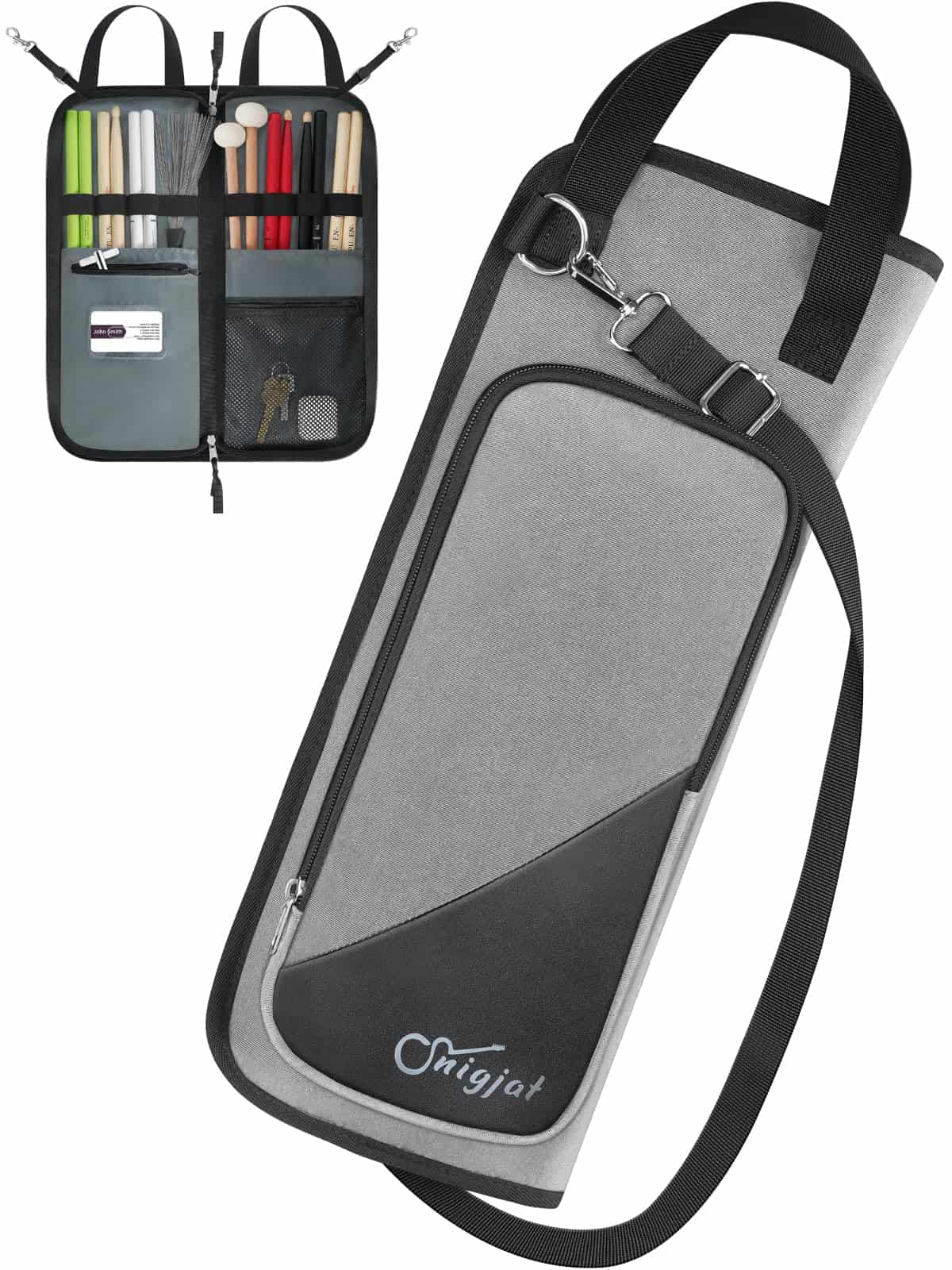 Bolsa de Baquetas SNIGJAT con Correa de Hombro Cruzada, - Imagen 9