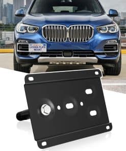 JIAHCN Nuevo Soporte de Placa de Matrícula -Negro