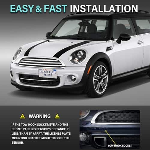 Soporte para Placa de Matrícula del Gancho de Remolque - Imagen 7