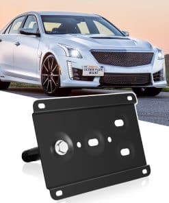 JIAHCN Nuevo Soporte de Placa de Matrícula -Negro