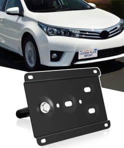 Soporte de Placa de Matrícula delantera -Negro