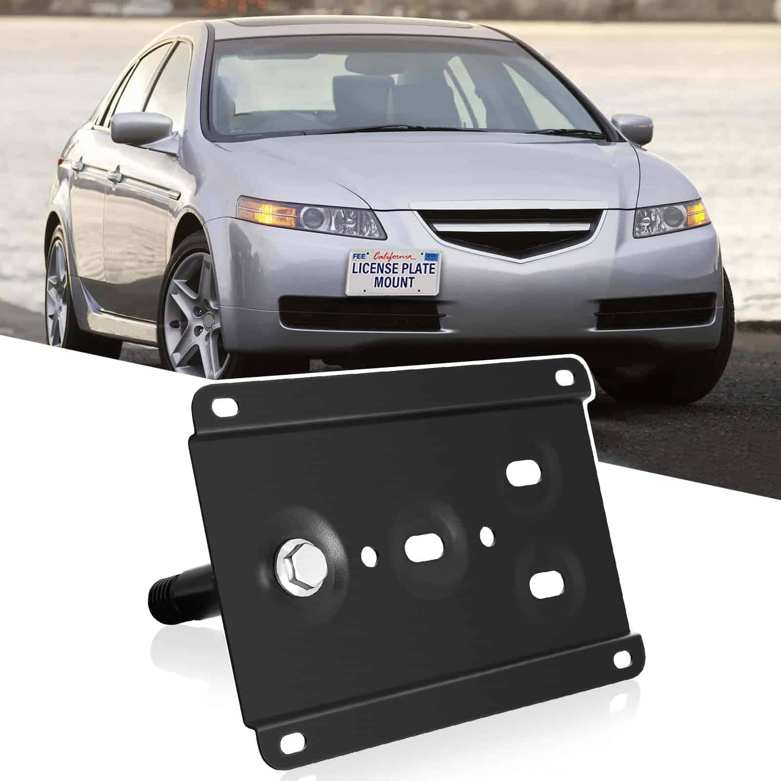 JIAHCN Nuevo Soporte de Placa de Remolque Delantero para