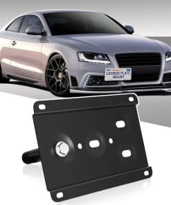 JIAHCN Nuevo Soporte de Placa de Matrícula -Negro