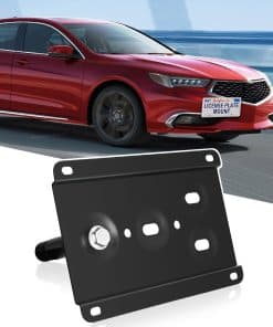 Soporte de placa de matrícula delantera -Negro