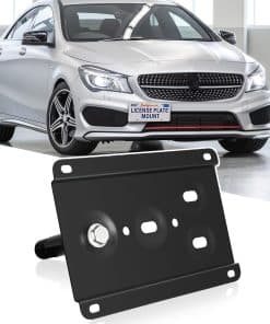 JIAHCN Nuevo Soporte de Placa de Matrícula -Negro